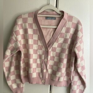 Let’s deemo LOOSE oversize Cardigan V-neck sweater size S